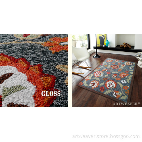 Hand Tufted With Fashion Design Carpet